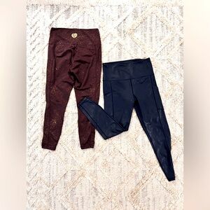 2 pairs of LoveHer leggings size XL